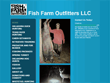 Tablet Screenshot of fishfarmoutfitters.com